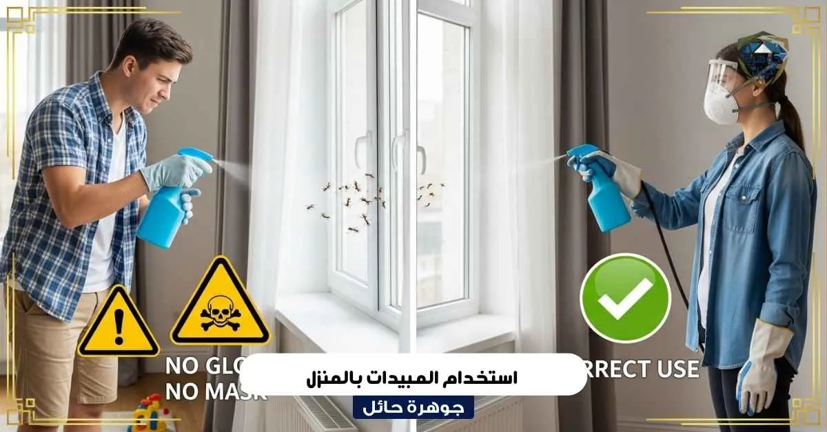 أخطاء شائعة عند استخدام المبيدات بالمنزل