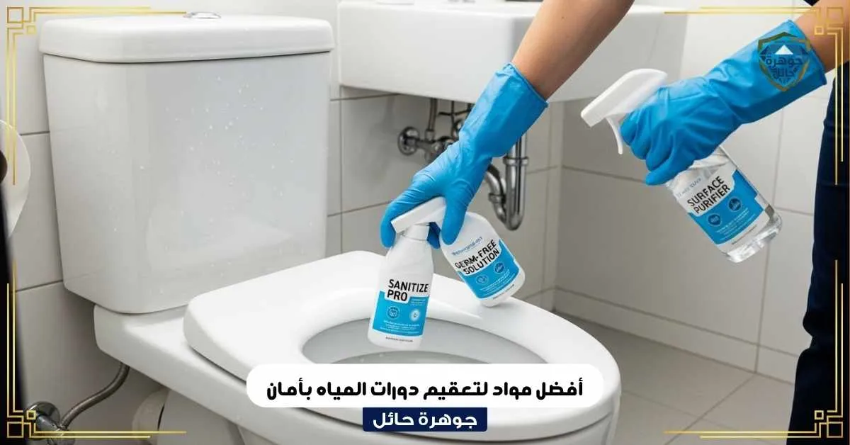 أفضل مواد لتعقيم دورات المياه بأمان