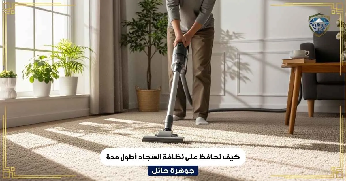 كيف تحافظ على نظافة السجاد أطول مدة