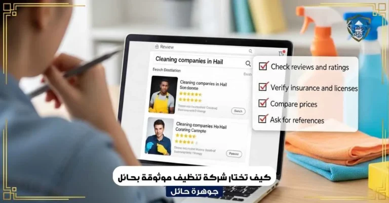 كيف تختار شركة تنظيف موثوقة بحائل