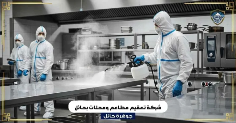 شركة تعقيم مطاعم ومحلات بحائل