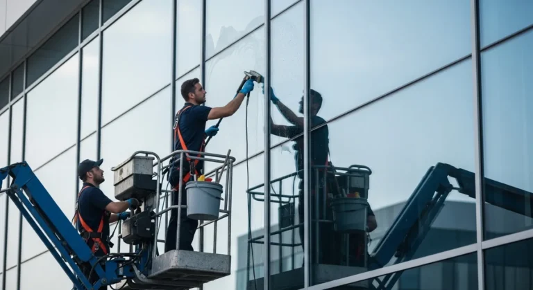 شركة تنظيف واجهات زجاج وحجر بحائل