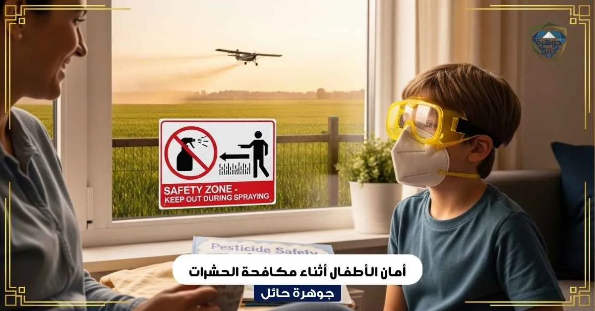 أمان الأطفال أثناء مكافحة الحشرات
