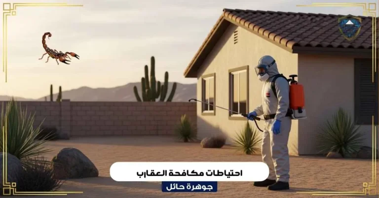 احتياطات مكافحة العقارب