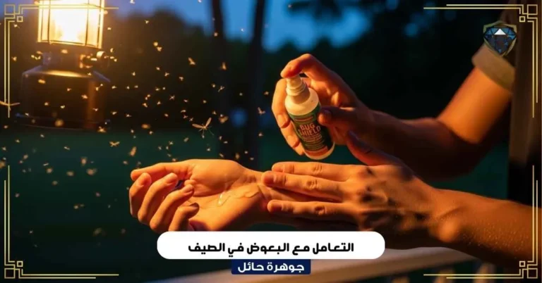 التعامل مع البعوض في الصيف