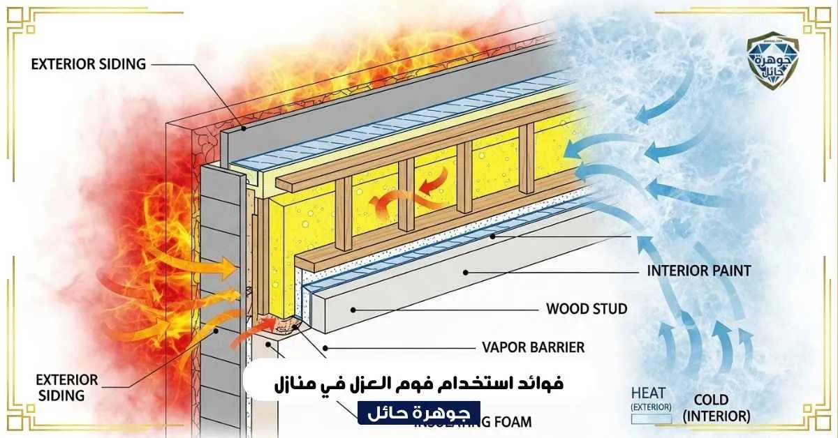 فوائد استخدام فوم العزل في منازل