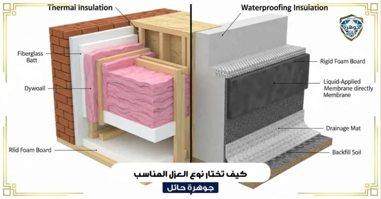 كيف تختار نوع العزل المناسب