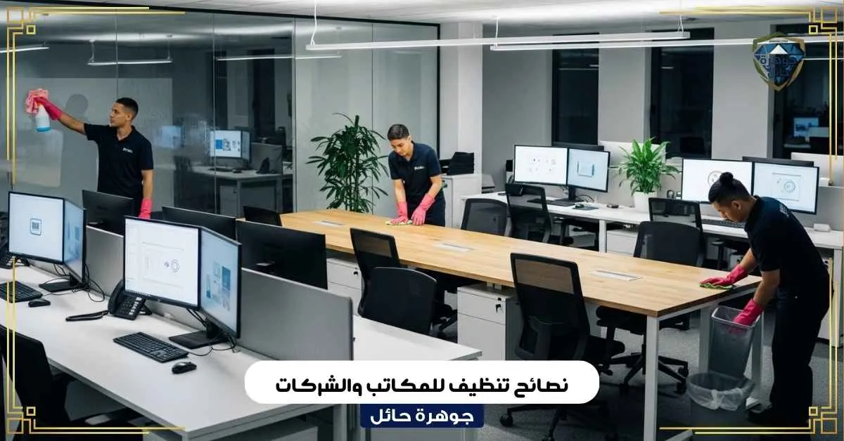نصائح تنظيف للمكاتب والشركات